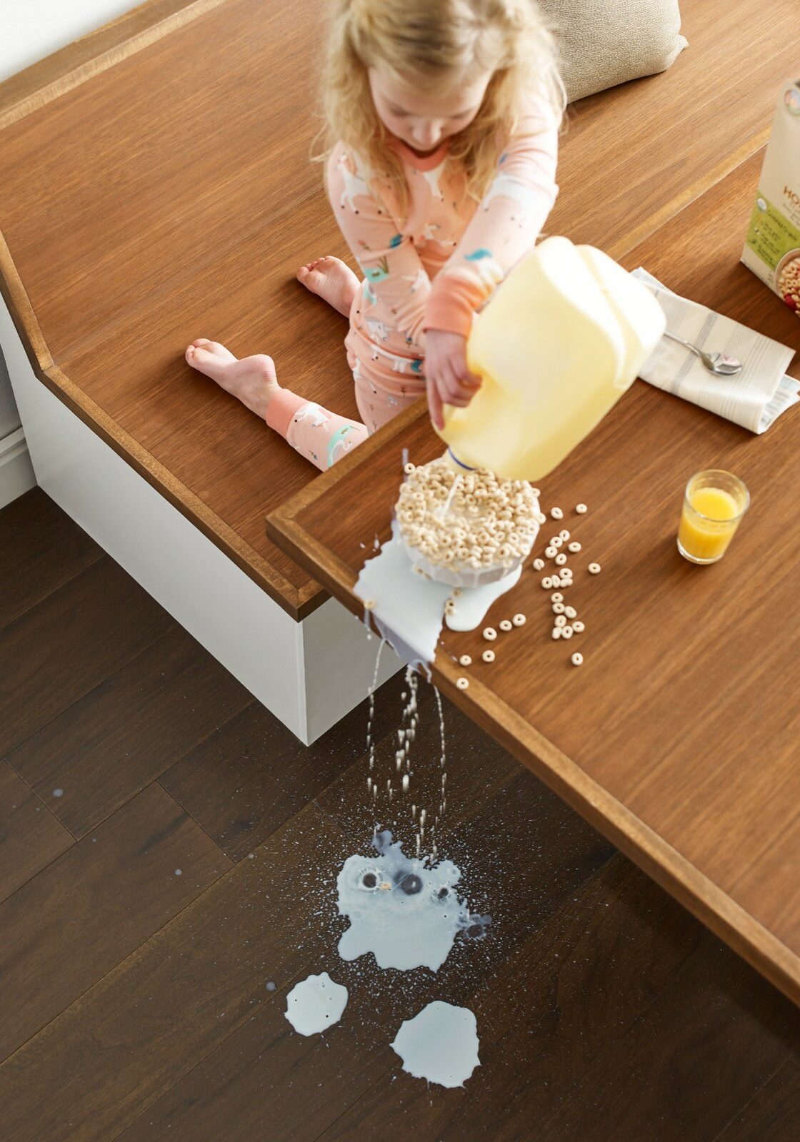 Milk spill cleaning | White Plains Carpets Floors & Blinds